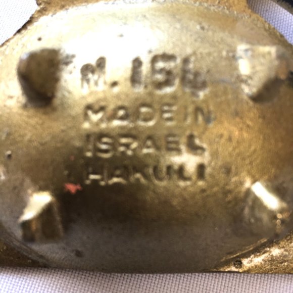 Camel Brass Trinket Ashtray Isreal Souvenir - Picture 7 of 7